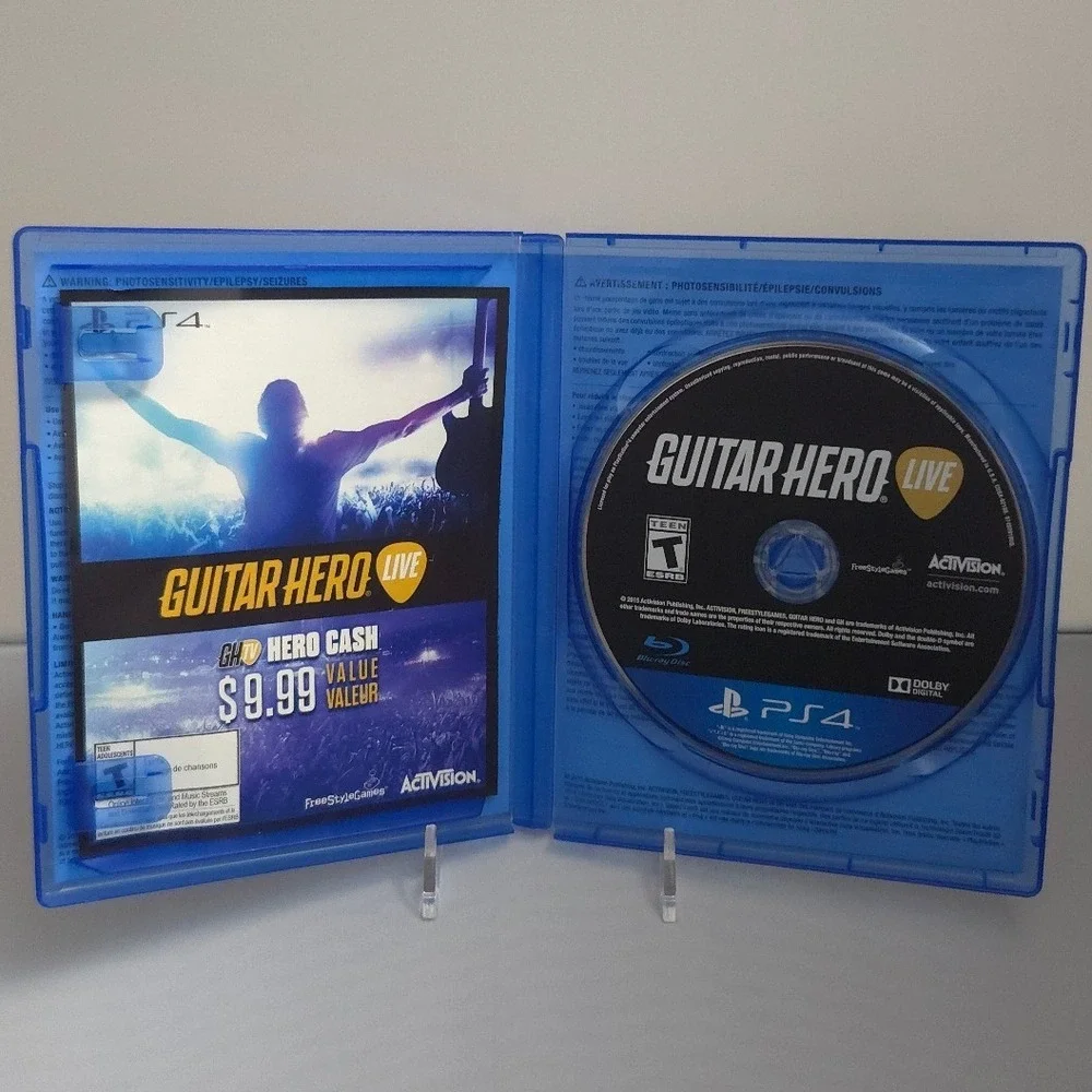 Guitar Hero‎ Live - PlayStation 4 (PS4) - Complete in Box (CIB) Game - Tested